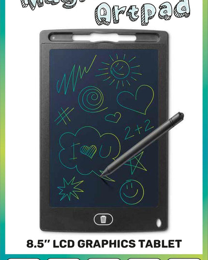 Графичен детски таблет за рисуване с 8.5' LCD дисплей