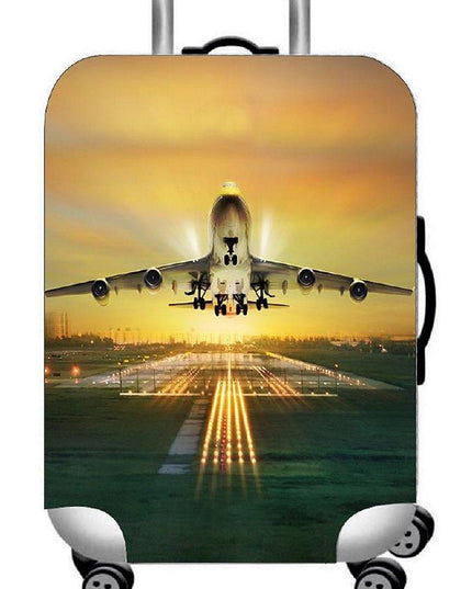 Калъф за куфар размер UYAR, 67х44х27см, M, Залез самолет