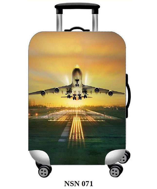 Калъф за куфар размер UYAR, 67х44х27см, M, Залез самолет