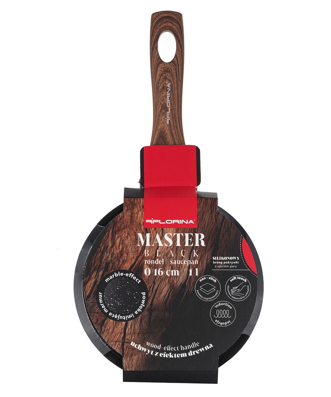 Касерола с капак Florina Master Black 16 см