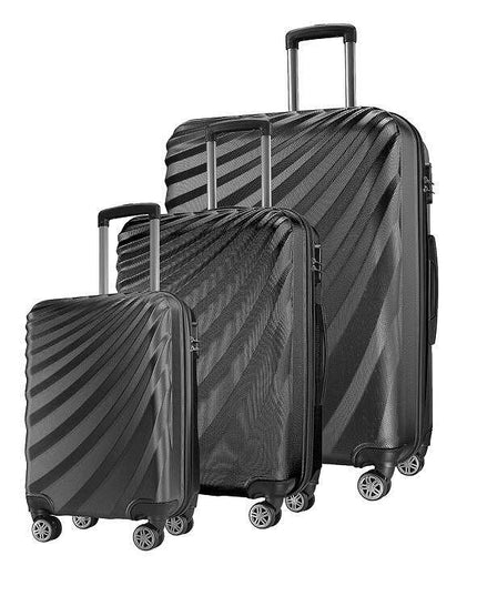 Комплект куфари WEXTA, черен, 3 бр