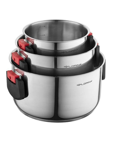 Комплект тенджери от стомана Florina, серия Space, 6 части