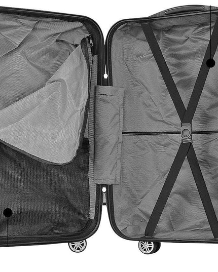 Куфар Wexta WX-300 77*55*34, L, черен