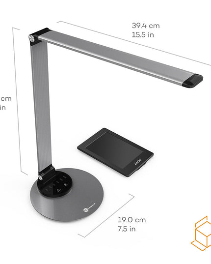 LED лампа за бюро TaoTronics DL066, Сребриста