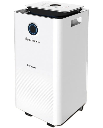 Влагоабсорбатор Rohnson R-91716, 240 W, 16 литраден, Йонизатор, Таймер, Бял