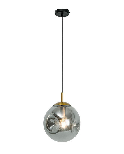 Пендел Oscar Fume стъкло Ø25 см E27, Viokef