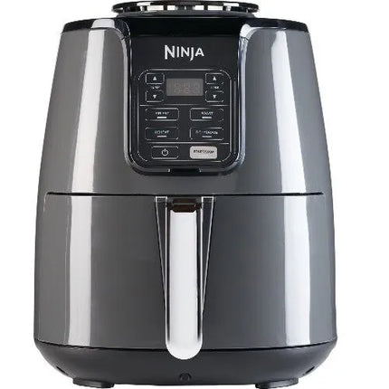 Фритюрник с горещ въздух Ninja Air AF100UK, 1550W, 4 функции за готвене, 3.8 л, СивЧерен