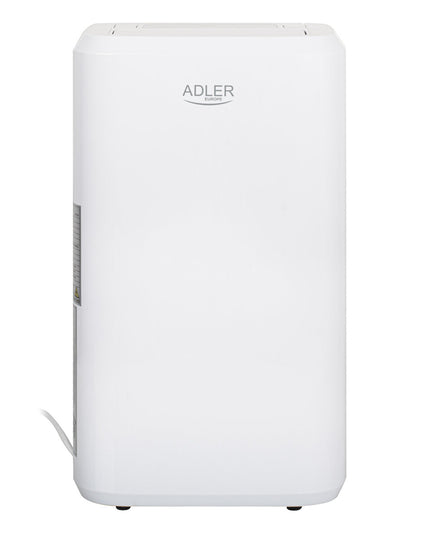 Компресорен влагоабсорбатор Adler AD 7861, 280W, 10L/24h, 2л резервоар, Таймер, LCD дисплей, 2 режима, PP филтър, Бял
