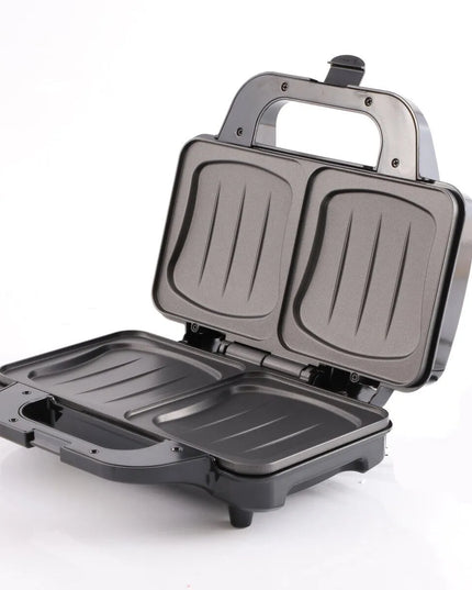 Сандвич тостер Camry CR-3054, 1300W, Незалепващо покритие, 2 сандвича, ЧеренИнокс