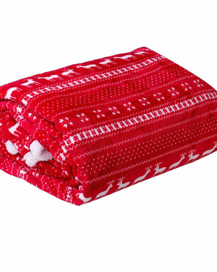 Електрическо одеяло Camry CR 7441, 120W, Двойно, 10 степени, Таймер, Коледна шарка