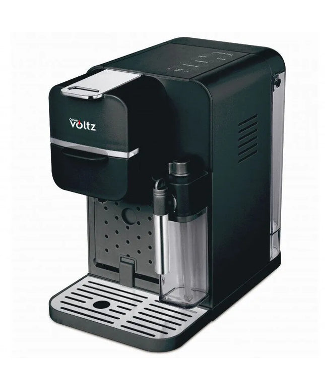 Еспресо машина за капсули и мляно кафе 8в1 Oliver Voltz OV51171I5, Система за мляко, 20 бара, 1350W, 1.1 л, Черен
