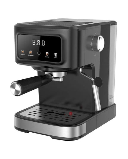 Еспресо машина Crown CEM-1527, 1000W, 20bar, За мляно кафе и Dolce Gusto, 1.5Л, Дюза за пара, Черен