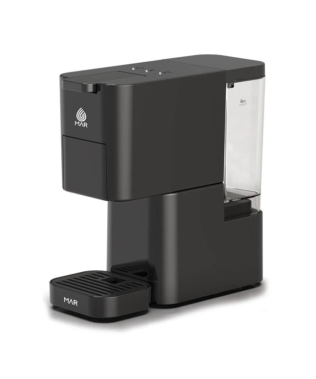 Еспресо машина за мляно кафе и капсули 8в1 MAR MR-1004, 1450W, 19 bar, Черен