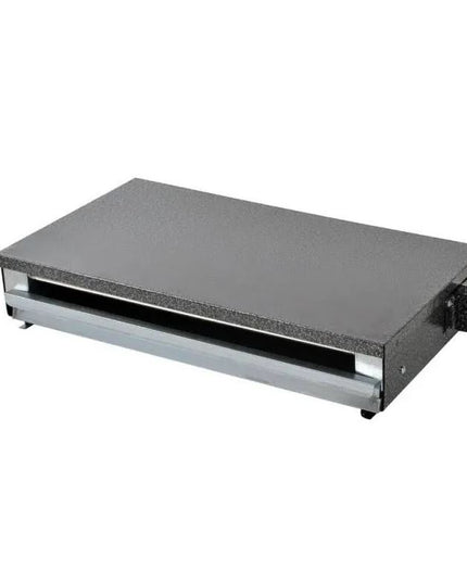 Електрическа скара Rubino EC-2K, 2000 W, Работна площ 38×24 cm, Тавичка за мазнина, Сив