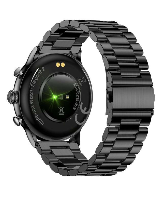 Смарт часовник myPhone Watch Elegant 2 черен