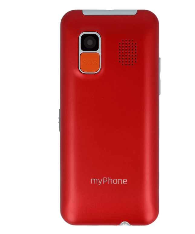 Телефон за възрастни myPhone Halo Easy, червен цвят