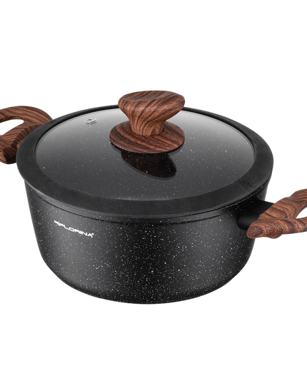Тенджера Florina Master Black 24см с капак