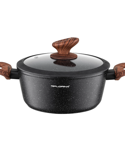 Тенджера Florina Master Black 24см с капак