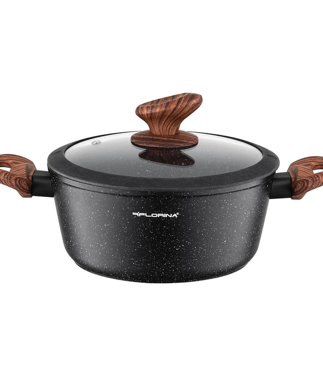 Тенджера Florina Master Black 24см с капак