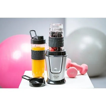 Блендер с 2 преносими контейнера с капак Adler AD-4081, Охлаждащ стик, 500 W, 570 ml и 400 ml