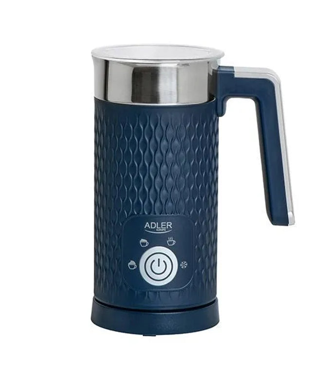 Кана за мляко на пяна за лате и капучино Adler AD-4494, 500W, 4 функции, 300 мл, СинЧеренБял