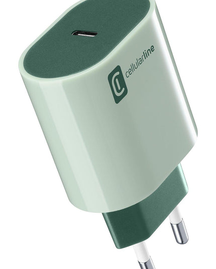 Зарядно Style Color 220V PD USB-C 20W, Зелено